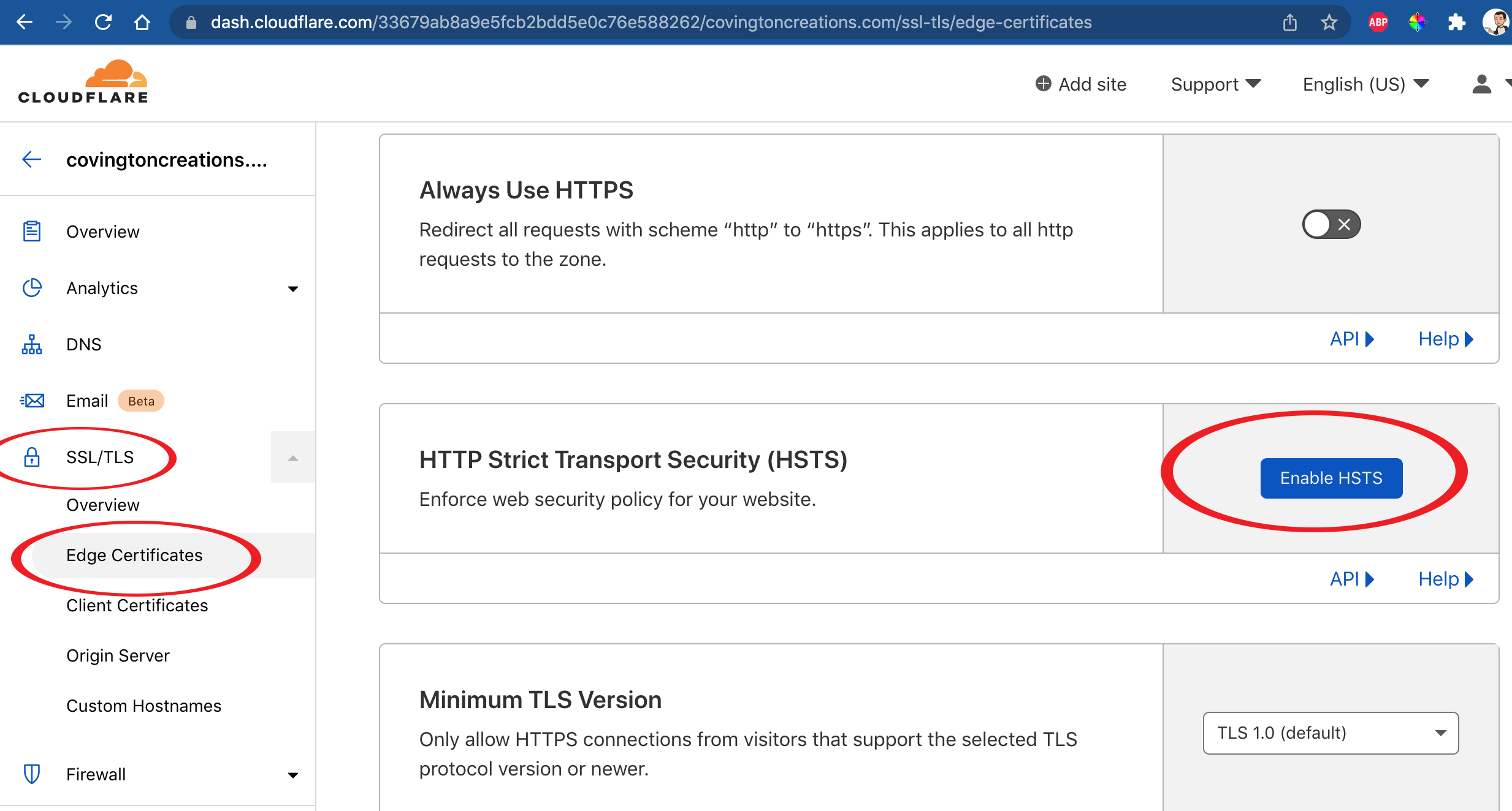 hsts cloudflare