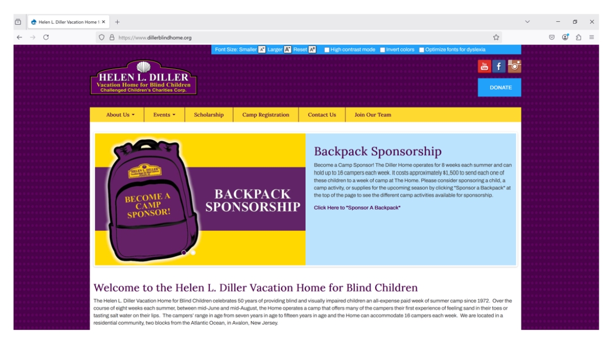 Helen L. Diller Vacation Home for Blind Children