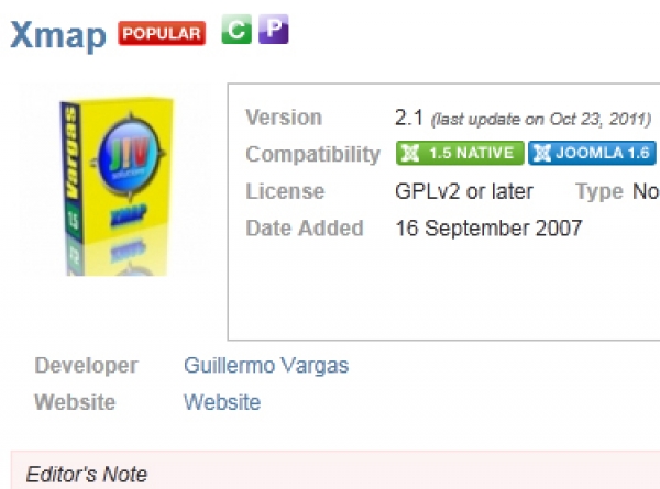 Download XMap for Joomla - All Versions Joomla