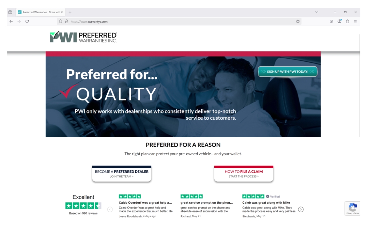 Preferred Warranties, Inc.