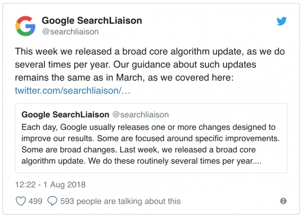 How Has Google’s August Broad Core Algorithm Update Affected Local Business Websites?